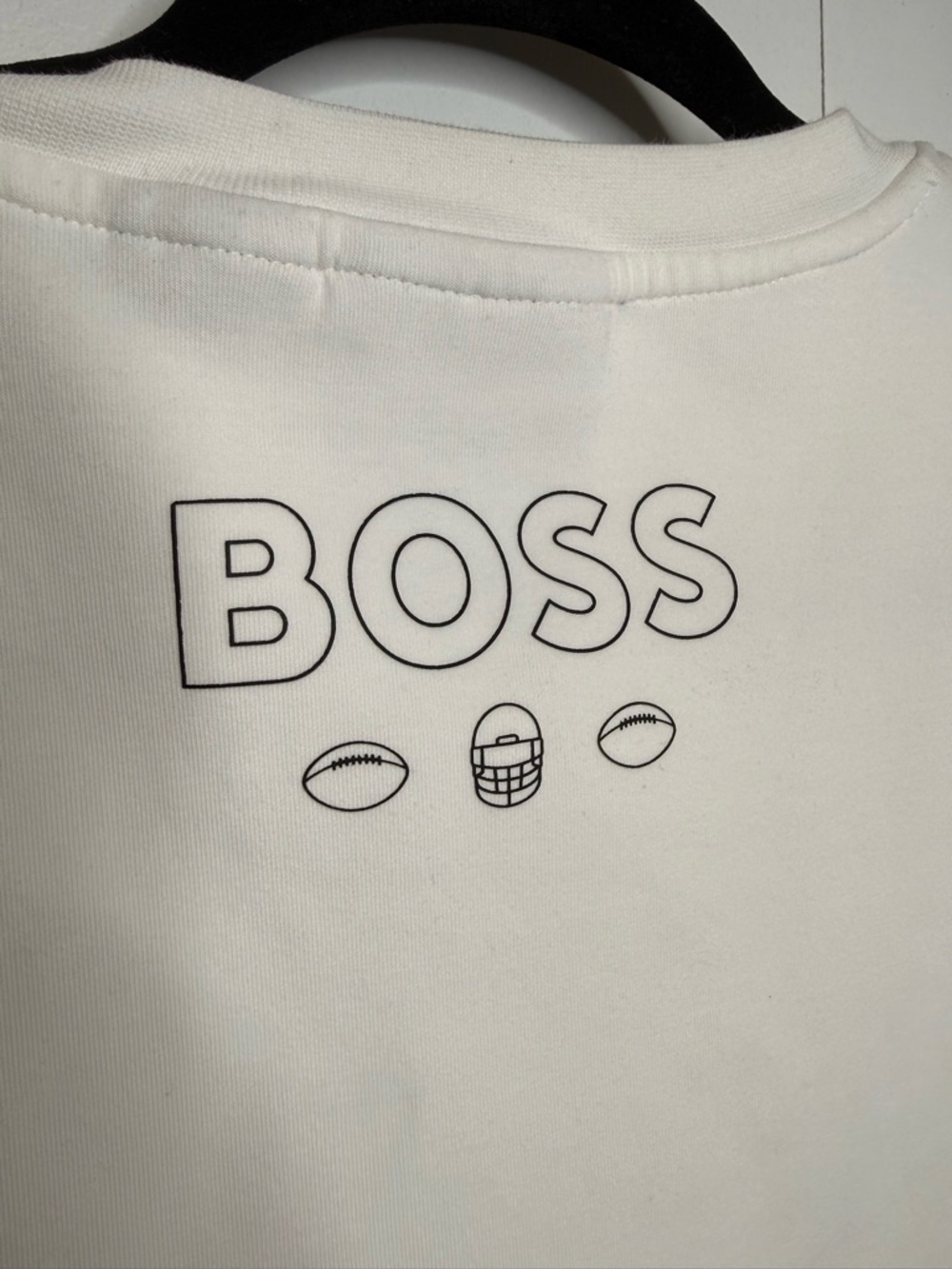 Boss by Hugo Boss x NFL Raiders Crewneck Sweatshirt White Large - Picture 10 of 13